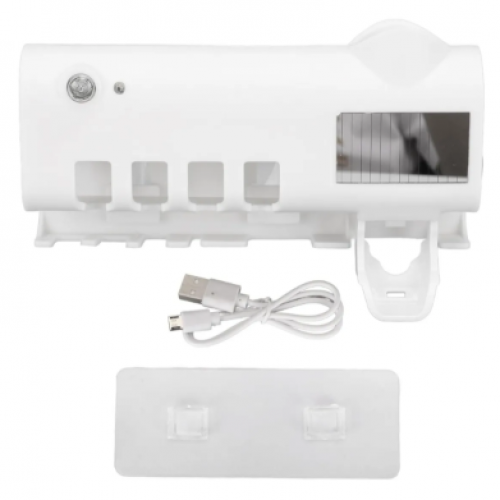Portacepillos Desinfectante con Luz UV