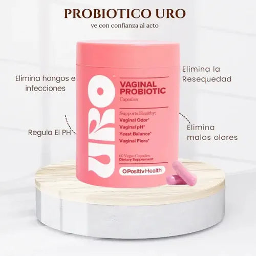 URO Vaginal Probiotics - Para la salud vaginal de las mujeres